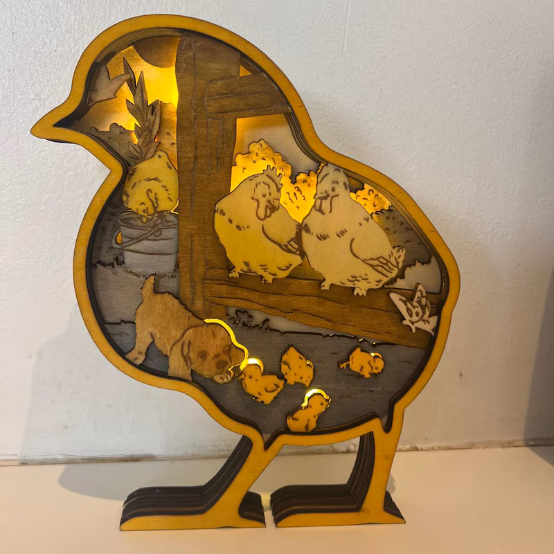 Geometric layered art